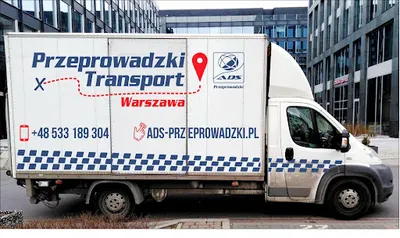 ADS Przeprowadzki mieszkań & biur Warszawa, taxi bagażowe, usługi transportowe